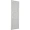 Ekena Millwork True Fit PVC Center Circle Arts & Crafts Fixed Mount Shutters, Hailstorm Gray, 12W x 28H, PR TFP001AC12X028ST - alternate 5